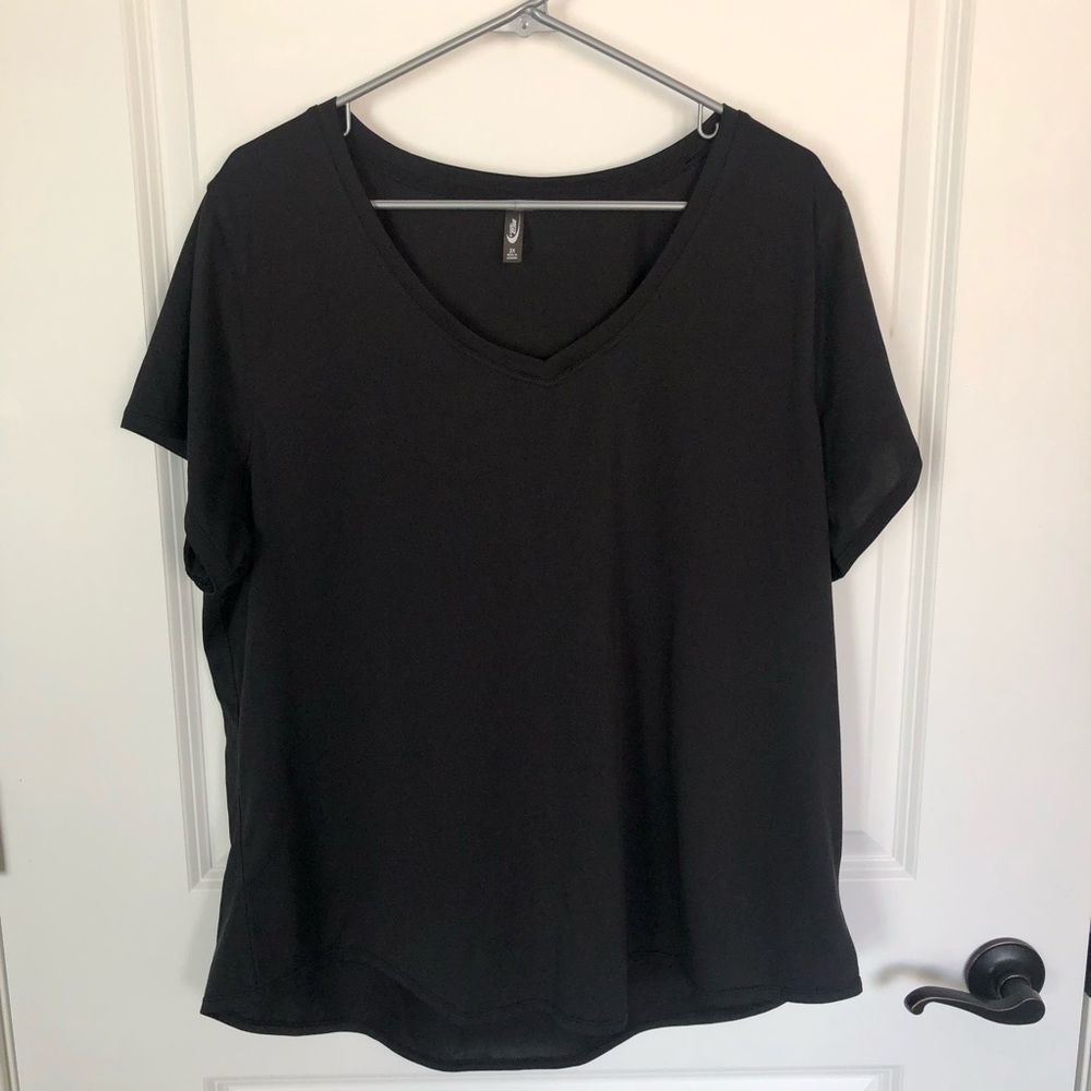 MTA Sport Black Althetic Tee.